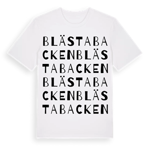 Blästabacken ordlek t-shirt – ekologisk bomull t-shirt från Pinshirt