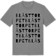 Mid Heather Gray t-shirt med Blåsttorpet ordlek t-shirt