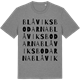 Mid Heather Gray t-shirt med Blåviksbodarna ordlek t-shirt