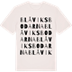 Vintage White t-shirt med Blåviksbodarna ordlek t-shirt