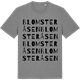 Mid Heather Gray t-shirt med Blomsteråsen ordlek t-shirt