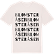 Vintage White t-shirt med Blomsteråsen ordlek t-shirt