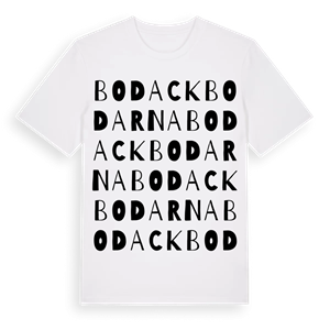 Bodackbodarna ordlek t-shirt – ekologisk bomull t-shirt från Pinshirt