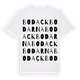 Bodackbodarna ordlek t-shirt