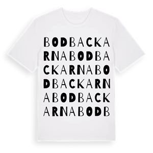 Bodbackarna ordlek t-shirt – ekologisk bomull t-shirt från Pinshirt