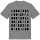Mid Heather Gray t-shirt med Bodgärdsbodarna ordlek t-shirt