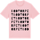 Pink Cotton t-shirt med Bodtorpet ordlek t-shirt