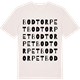 Vintage White t-shirt med Bodtorpet ordlek t-shirt