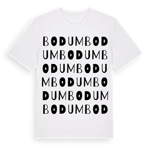 Bodum ordlek t-shirt – ekologisk bomull t-shirt från Pinshirt