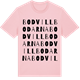 Pink Cotton t-shirt med Bodvillbodarna ordlek t-shirt