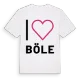Jag älskar Böle t-shirt stort tryck