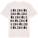 Vintage White t-shirt med Bölen ordlek t-shirt
