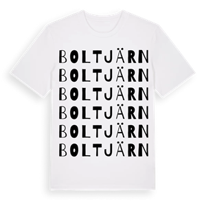 Boltjärn ordlek t-shirt – ekologisk bomull t-shirt från Pinshirt