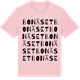 Pink Cotton t-shirt med Bonäset ordlek t-shirt