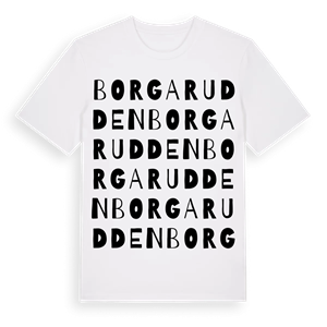 Borgarudden ordlek t-shirt – ekologisk bomull t-shirt från Pinshirt