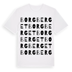 Borgberget ordlek t-shirt – ekologisk bomull t-shirt från Pinshirt