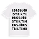 Borgsjö distrikt ordlek t-shirt