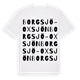 Borgsjö-Oxsjön ordlek t-shirt