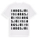 Borgsjöbyn ordlek t-shirt
