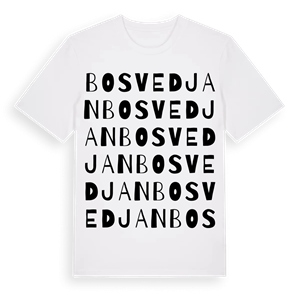 Bosvedjan ordlek t-shirt – ekologisk bomull t-shirt från Pinshirt