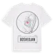 White t-shirt med Bosvedjan t-shirt