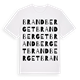Brandberget ordlek t-shirt