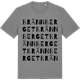 Mid Heather Gray t-shirt med Brännberget ordlek t-shirt