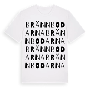Brännbodarna ordlek t-shirt – ekologisk bomull t-shirt från Pinshirt