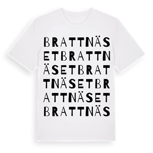 Brattnäset ordlek t-shirt – ekologisk bomull t-shirt från Pinshirt