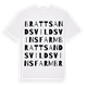 Brattsands Vildsvinsfarm ordlek t-shirt
