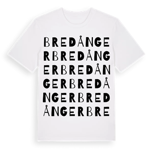 Bredånger ordlek t-shirt – ekologisk bomull t-shirt från Pinshirt