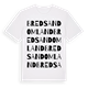 Bredsand omland ordlek t-shirt