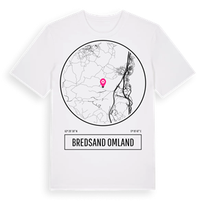 Bredsand omland t-shirt – ekologisk bomull t-shirt från Pinshirt