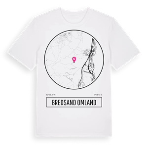 Bredsand omland t-shirt – ekologisk bomull t-shirt från Pinshirt