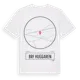 White t-shirt med Brf Huggaren t-shirt