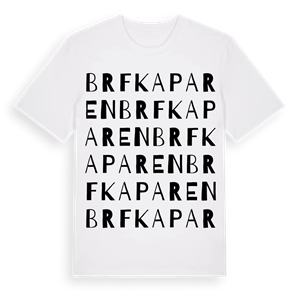 Brf Kaparen ordlek t-shirt – ekologisk bomull t-shirt från Pinshirt