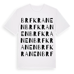 Brf Kranen ordlek t-shirt – ekologisk bomull t-shirt från Pinshirt