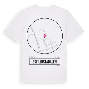 Brf Ljustadalen t-shirt – ekologisk bomull t-shirt från Pinshirt