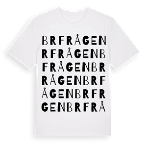 Brf Rågen ordlek t-shirt – ekologisk bomull t-shirt från Pinshirt