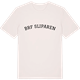 Vintage White t-shirt med Brf Sliparen böjd t-shirt