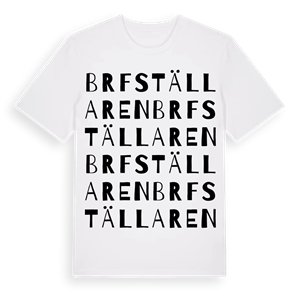 Brf Ställaren ordlek t-shirt – ekologisk bomull t-shirt från Pinshirt