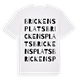 Brickens plats ordlek t-shirt