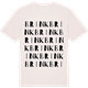 Vintage White t-shirt med Brink ordlek t-shirt