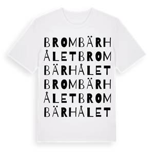 Brombärhålet ordlek t-shirt – ekologisk bomull t-shirt från Pinshirt