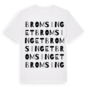 Bromsinget ordlek t-shirt – ekologisk bomull t-shirt från Pinshirt