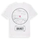 White t-shirt med Bruket t-shirt