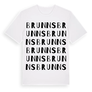 Brunns ordlek t-shirt – ekologisk bomull t-shirt från Pinshirt