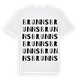 Brunns ordlek t-shirt