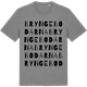 Mid Heather Gray t-shirt med Bryngebodarna ordlek t-shirt