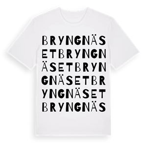 Bryngnäset ordlek t-shirt – ekologisk bomull t-shirt från Pinshirt